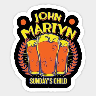 John Martyn Sunday's Child Sticker